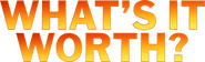 Logo of What's It Worth? image size 1764x534