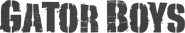 Logo of Gator Boys image size 4217x763