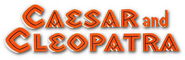 Logo of Caesar and Cleopatra image size 792x256