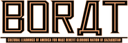 Logo of Borat: Cultural Learnings of America for Make Benefit Glorious Nation of Kazakhstan image size 1278x433