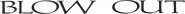 Logo of Blow Out image size 2650x199