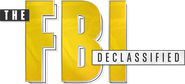Logo of The FBI Declassified image size 2868x1296