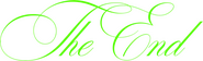 Logo of The End image size 480x146