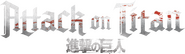 Logo of Attack on Titan image size 4312x1247