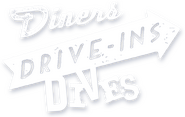 Logo of Diners, Drive-Ins and Dives image size 640x405