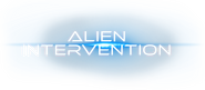 Logo of Alien Intervention image size 2500x1093