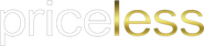 Logo of Priceless image size 954x216