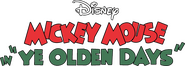 Logo of Ye Olden Days image size 1906x680