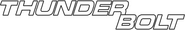 Logo of Thunderbolt image size 789x127