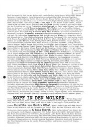 poster Kopf in den Wolken