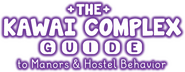 Logo of The Kawai Complex Guide to Manors and Hostel Behavior image size 396x155