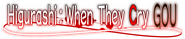 Logo of Higurashi: When They Cry - NEW image size 1271x268
