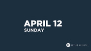 Sunday Service | April 12, 2026