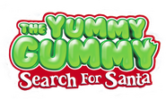 Logo of The Yummy Gummy Search for Santa image size 1663x998