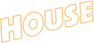 Logo of The House image size 1573x733