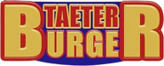Logo of Taeter Burger image size 527x213