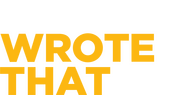 Logo of Downey Wrote That image size 1617x830