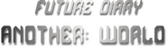 Logo of Future Diary Another World image size 1482x414