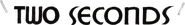Logo of Two Seconds image size 839x112