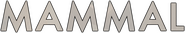 Logo of Mammal image size 788x142