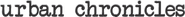 Logo of Urban Chronicles image size 4272x394