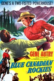 poster Blue Canadian Rockies