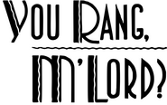 Logo of You Rang, M'Lord? image size 476x298