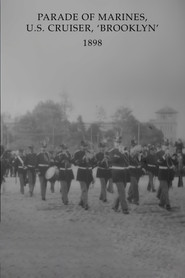 Parade of Marines, U.S. Cruiser, 'Brooklyn' poster