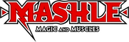 Logo of MASHLE: MAGIC AND MUSCLES image size 1274x415