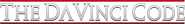 Logo of The Da Vinci Code image size 778x99