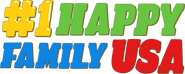 Logo of #1 Happy Family USA image size 998x400