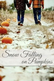 Poster of Snow Falling on Pumpkins image size 1080x1620
