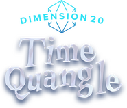 Logo of Dimension 20: Time Quangle image size 1497x1279