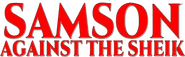 Logo of Samson Against the Sheik image size 802x247