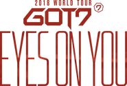 Logo of GOT7: Eyes On You 2018 - World Tour image size 965x652