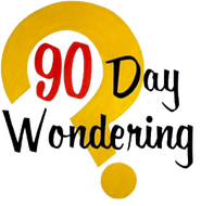 Logo of 90 Day Wondering image size 293x301