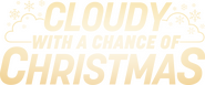 Logo of Cloudy with a Chance of Christmas image size 1778x742