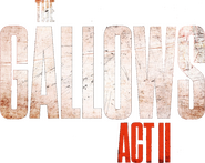 Logo of The Gallows Act II image size 1079x856