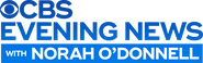 Logo of CBS Evening News image size 4093x1285