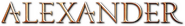 Logo of Alexander image size 2355x337