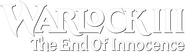Logo of Warlock III: The End of Innocence image size 785x219