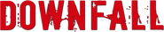 Logo of Downfall image size 782x153