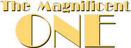 Logo of The Magnificent One image size 591x220