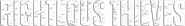 Logo of Righteous Thieves image size 784x111