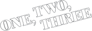 Logo of One, Two, Three image size 797x270