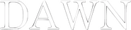 Logo of Dawn image size 586x137