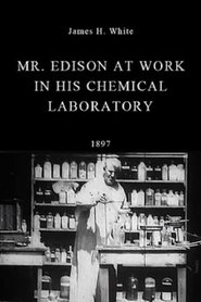 poster Mr. Edison at Work in His Chemical Laboratory