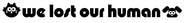 Logo of We Lost Our Human image size 1276x160