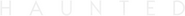 Logo of Haunted image size 1276x112