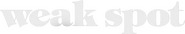 Logo of Weak Spot image size 1110x202